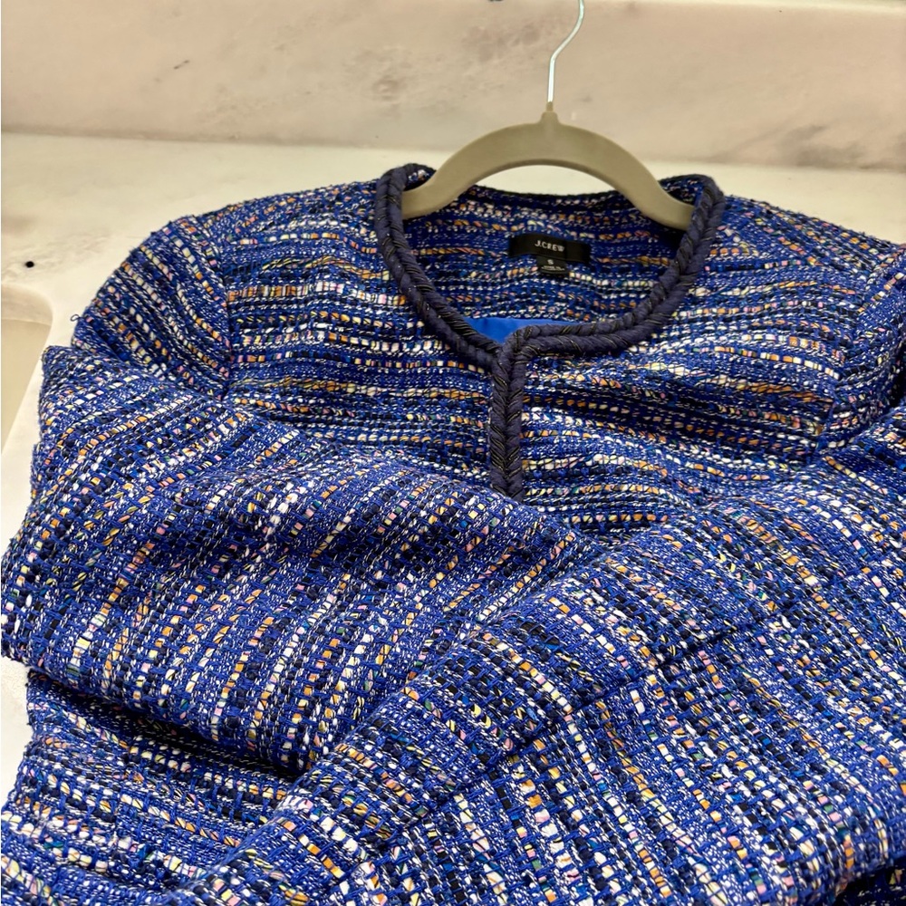 J. Crew tweed lady jacket size small - Picture 3 of 8